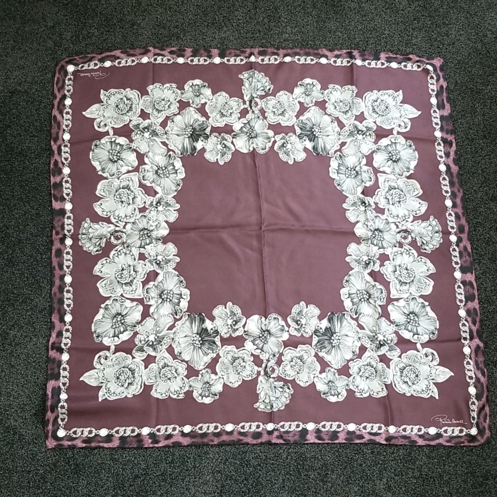Roberto Cavalli Silk Scarf